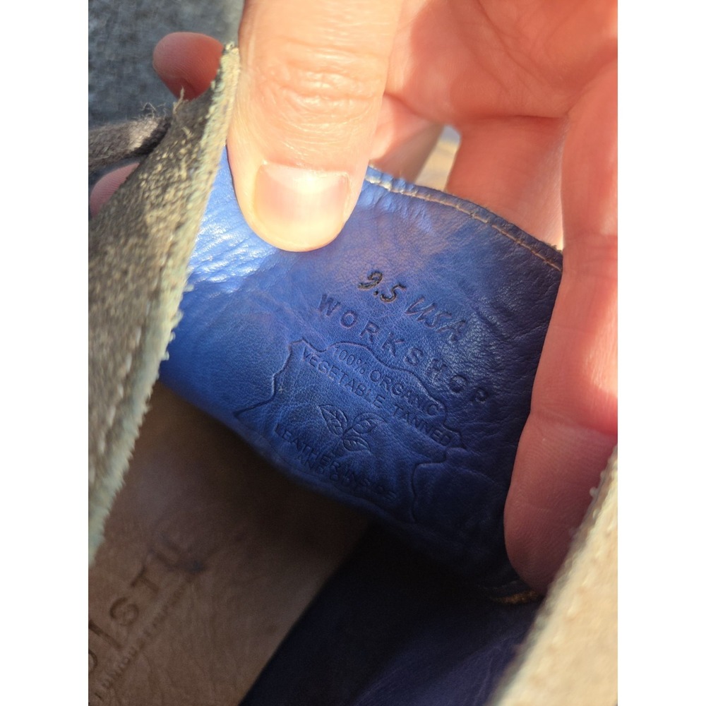 Bed Stu Cap Toe Boot Mens 9.5 USA Vegetable Tanned Leather - Picture 9 of 9